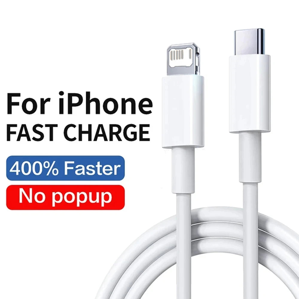 PD 30W USB C Fast Charging For iPhone 13 12 11 14 Pro Max 7 8 Plus Mini XS XR X Quick Charge USB Type C Cable For iPhone Charger